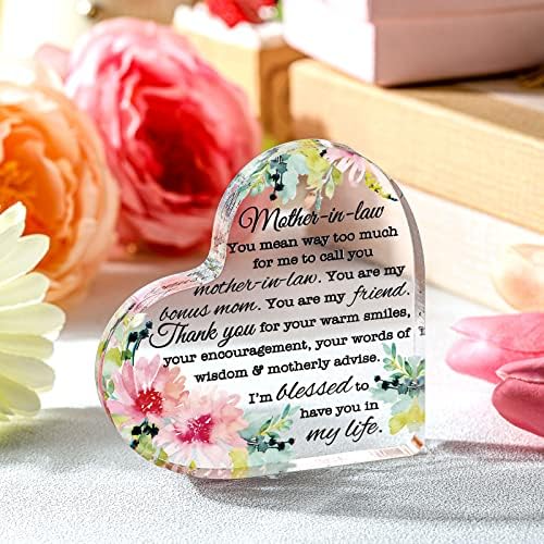Подарък-закон за Подарък на майка ми Акрилни Сърцето на Майката Табела Благодаря Подаръци Благодарните рожден