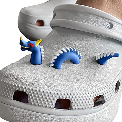 Очарователно Бижу за обувки с дупки, Забавен Крокодил, Дракон, Змия Форма, Обтегач За обувки от PVC, Ръчна Работа,