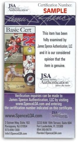 Чък Мерсейн Подписа Снимка на Пакетиране с размер 8Х10 с автограф на Ледена купа Ч /Б JSA LOA - Снимки NFL с