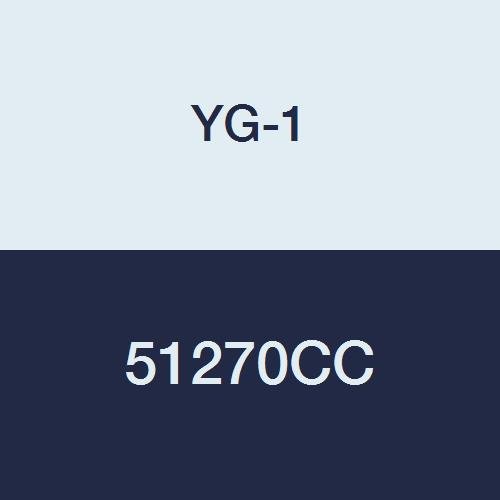 Бележка fresa YG-1 51270CC HSSCo8, 2 Канала, Дребничка, с цилиндрична форма, Двойна, С покритие TiCN, Дължина