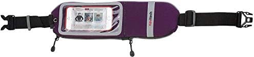 Водоустойчив колан за джогинг Navitech Purple за вашия мобилен телефон е Съвместим с Nokia 2.2