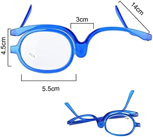 NSWD Очила За грим на очите, Увеличителни Очила За грим, Очила За грим на очите, Сгъваеми Очила за четене козметика