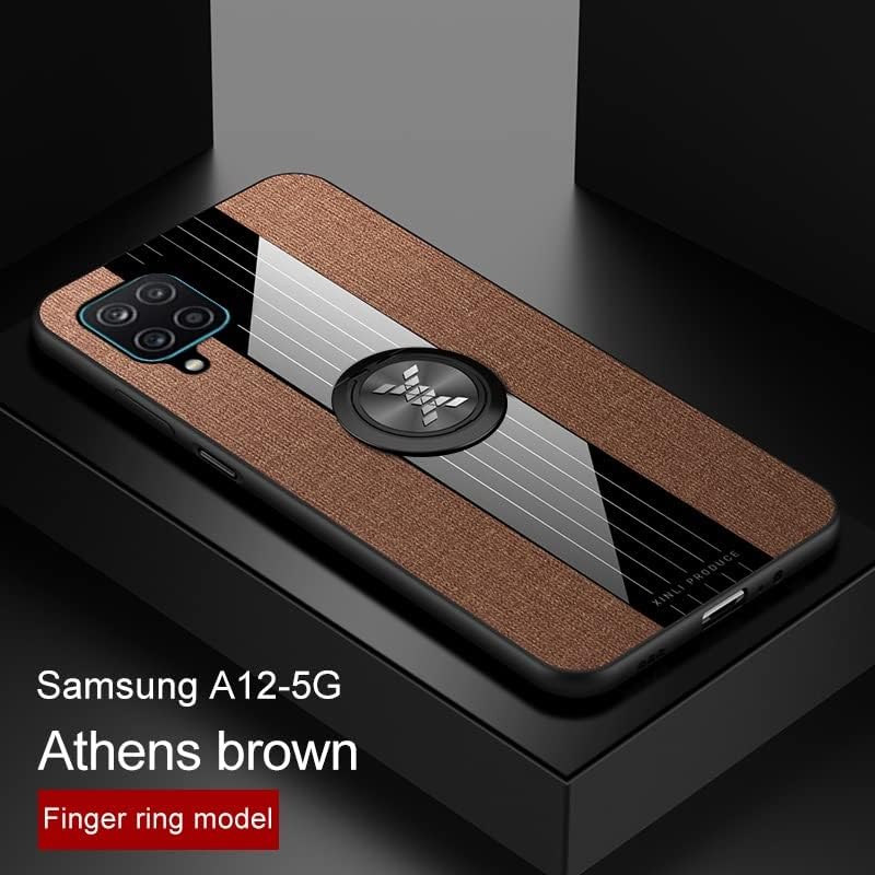 Защитно кобур, съвместима с калъф Samsung Galaxy A12 (5G), с магнитна поставка на 360 °, Мултифункционален калъф