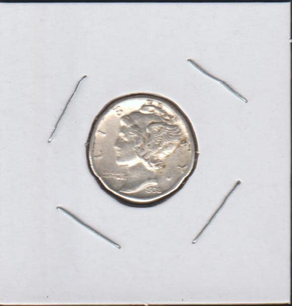 Крилата главата Свобода 1938 г., или Меркурий (1916-1945) (90% сребро) Изборът за десет цента За детайли без