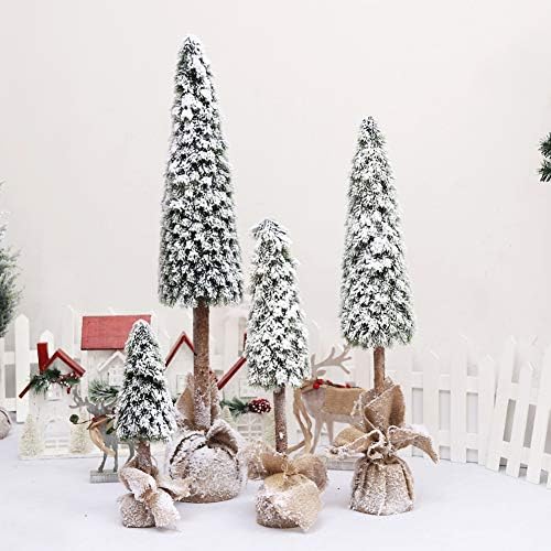Коледно Дърво от пясък, Молив, Изкуствена Коледна Елха Със Снежинками, Настолна Подови Коледно Дърво, от Кедър,