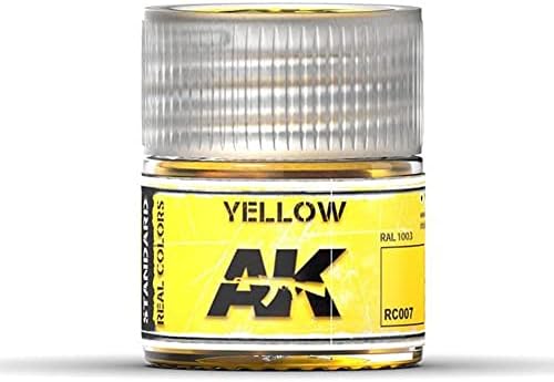 Гама от цветове AK-Interactive Real Color Standard Shop 10 мл - RC001-> RC022/ RC503 -> 508 Цвят: Жълт - RC007