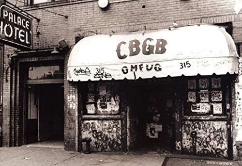 Музикален клуб в стил пънк-Рок и мястото на провеждане на Ню Йорк CBGB Плат Roll Стенен Плакат С принтом 36x24