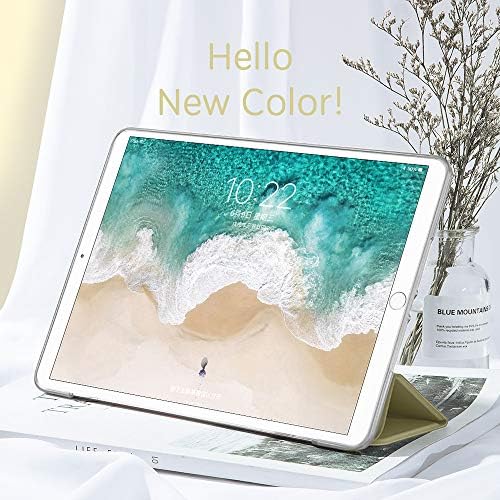 Калъф LeiJue за iPad Mini 5 2019, Тънък кожен калъф-за награда Smart Folio, лека твърда делото с лека броня,