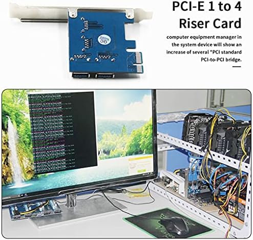 Конектори PCI-E към USB Странично Board 1-4 Адаптер с 4 Порта PCI-E до USB 3.0 Удължител Карти за Майнинга БТК