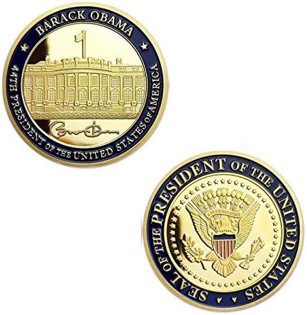 44-Ия Президент на САЩ Барак Обама встъпването в длъжност на президента в Белия дом Новост Challenge Монети