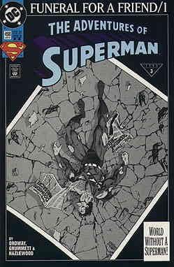 Приключенията на Супермен 498 (2-ри) FN; комиксите DC