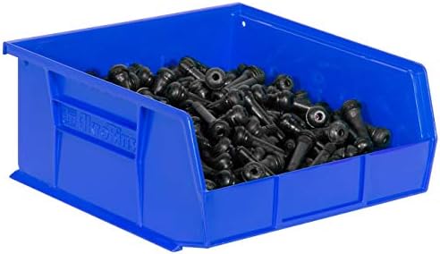 Кутия-органайзер Akro-Mils 30210 AkroBins, 5 x 4 x 3 инча, синьо, 24 опаковки и 30235 Пластмасов Окачен штабелируемый