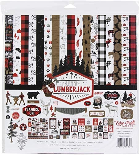 Хартиена компания Echo Park Let ' s Lumberjack Collection Kit Хартия