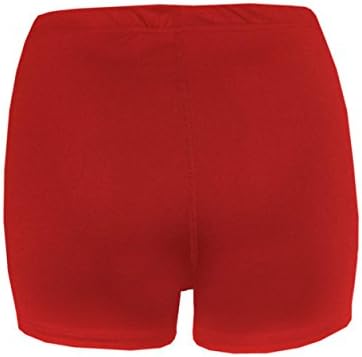 Дамски компресия шорти за волейбол и тренировки 2,5 и 4 инча, Влагоотводящая еластична кацане (4 цвята, 5 женски
