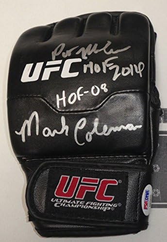Марк Колман и Pet Милетич Подписаха Автограф на Ръкавици PSA/DNA COA Залата на славата на UFC - Ръкавици UFC