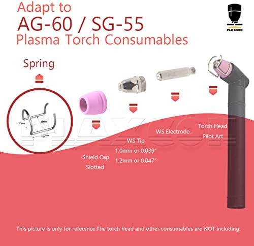 PLAXCON AG-60 Пружина Распорная Употреба подходящ за CUT50 CUT50D Cut50DP Cut60 Плазмено рязане LGK60 AG60/SG55