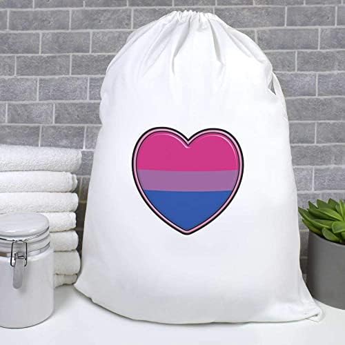 Чанта за дрехи Azeeda 'Bisexual Pride Flag Heart' /Пране /Съхранение (LB00024101)