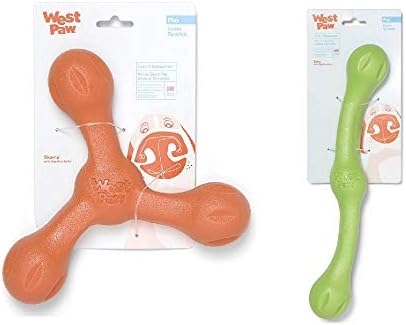 Дъвченето играчка за кучета WEST PAW Zogoflex Air Skamp на Дърпане на въже (Пъпеш) и Сжимающая пръчка за кучета