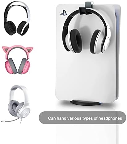 Поставка за слушалки ECHZOVE PS5, Кука за слушалки PS5, Закачалка за слушалки PS5, Съвместима с Универсални
