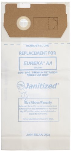 Обелените JAN-EUAA-2 (3) Разменени търговска вакуум хартиен пакет премиум за Eureka AA, подходящ за вертикални