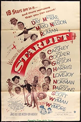 Театрален Плакат на филма Звезден ИЗКАЧВАНЕ на един лист 1951 година на издаване - на ЦЕЛИЯ ЗВЕЗДЕН СЪСТАВ