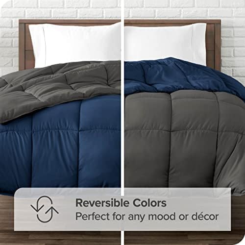 Стеганое одеяло Bare Home Twin /Twin Extra Long - Сменяеми цветове - Алтернатива на гусиному топола - Ультрамягкое