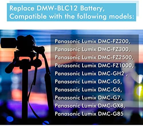 KIRI-TEK DMW-DCC8 Адаптер за захранване на Камерата Конектор dc DMW-AC8 Комплект Зарядно устройство DMW-BLC12
