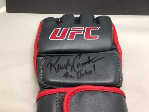 Ръкавици UFC с автограф от Ранди Кутюра с автограф на PSA/ DNA COA 1Б - Ръкавици UFC с автограф