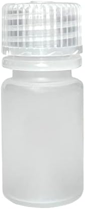 Бутилки за опаковане на Еко-Sensa 15 мл, с широко гърло, бутилки за реагенти, естествен полиетилен с висока плътност, непрозрачна капачка от полипропилен, обемна опаков