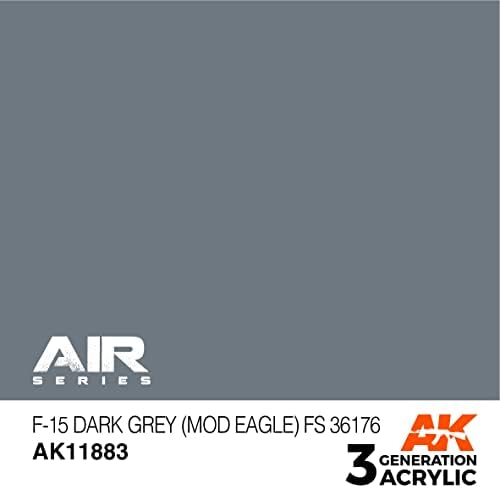 AK Acrylics 3Gen въздухоплавателни средства AK11883 F-15 Тъмно сиво (Mod Eagle) FS 36176 (17 мл)