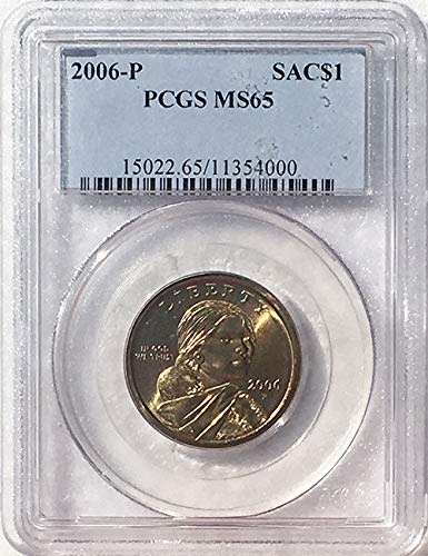 2006 P Сакагавейский долар MS 65 Blue Label PCGS