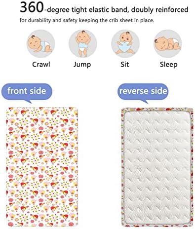 Кухненски Кърпи за бебешко креватче, Мини Преносим Кърпи за яслите, Меки и еластични Кърпи за яслите - Отлични