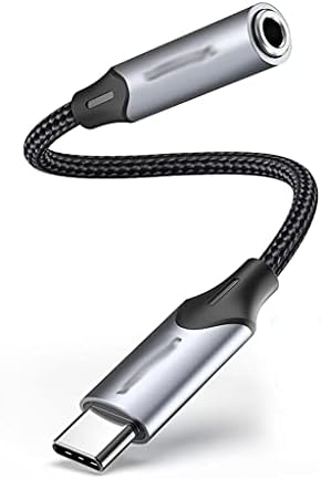 Аудио кабел WDBBY USB C с жак 3.5 мм за слушалки Type C-3,5 AUX Адаптер за слушалки (размер: 1,0 м)