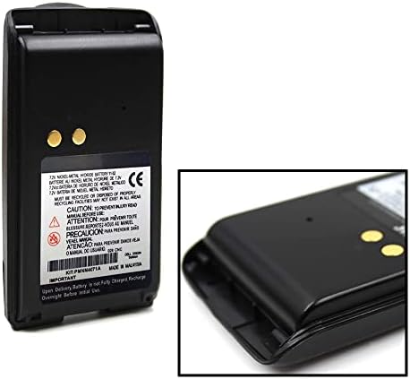 PMNN4071A Двустранно радио Акумулаторна Батерия 1500 mah 7,2 В Замяна NiMH Батерия с клипс за колан за Motorola