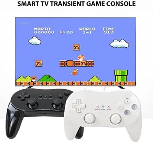 Бял Нов Класически Кабелна Гейм Контролер Remote Gaming Pro Gamepad Control, Съвместими с Nintendo Wii