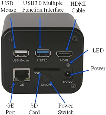 TAOZUYING 4K Ultra HD Камера, HDMI-Съвместими цифрови Микроскопски камери 8M IMX485 1/1.2Сензор (Цвят: фотоапарат