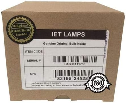 Лампи IET -за смяна на лампа на проектор HITACHI CP-WX8255 в колекцията с оригинална лампа OEM Вътре (хранене