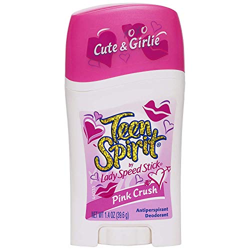 Стик-дезодорант-антиперспиранти Teen Spirit, Pink Crush, 1,4 грама (опаковка от 3 броя)