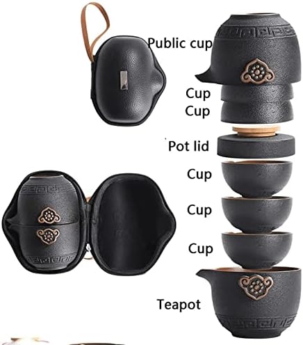 WYBFZTT-188 Чай комплект за пътуване, Чай набор от Кунг-фу, Чай Комплект Преносим Чаен комплект, Порцелан чай