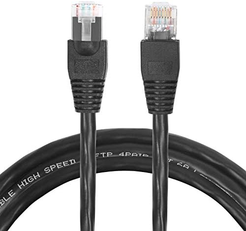 Ethernet кабел TDJstudio Cat 6 3 ~ 20 фута, конектори CAT6, RJ-45 за рутер, модем, PS4/PS5, Xbox -по-Бързо,