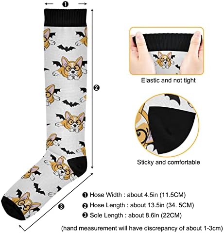 Компресия чорапи Wusikd Black Cats за жени и Мъже, Circulation, Красиви Дълги Чорапи за Бягане 2
