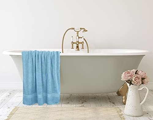 Кърпи Utopia - Луксозна Гигантска баня чаршаф от 2 части - 600 ГОРИВО е памук с околовръстен пряжей, добре