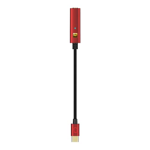 Адаптер за слушалки Helios от USB C до аудиоадаптера 3,5 мм кабел Aux-ключ USB C, аудиоусилитель Hi-Res USB