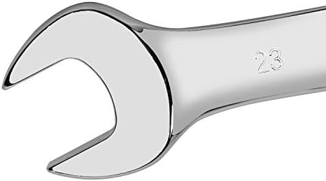 KEILEOHO 23 мм комбиниран ключ с механизма на палеца, метричен, 12-точков, с двойно предназначение, назъбен