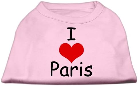 Аз обичам Парижките Ризи с трафаретным принтом Black Med (12)