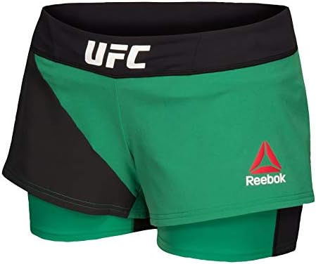 Дамски къси панталони Reebok UFC Crossfit Зелен цвят Octagon Speedwick Performance Shorts
