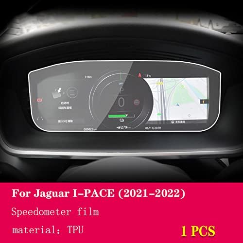 GZGZ Автомобили размерът на инструментално табло LCD Екран Защитно Фолио от TPU, за Jaguar I-PACE 2021-2022