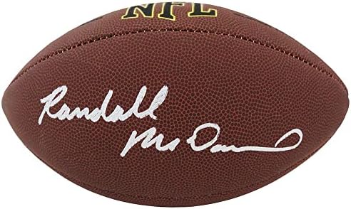Рандъл Mcdaniel Подписа Wilson Super Grip пълен размер на топка за Футбол NFL - Футболни топки С Автографи