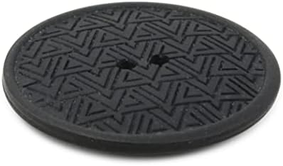 Dritz Геометрична Кръг, 28 мм, Черна, 3 Копчета от рециклирана канабис, 28 мм, 3 броя-ва
