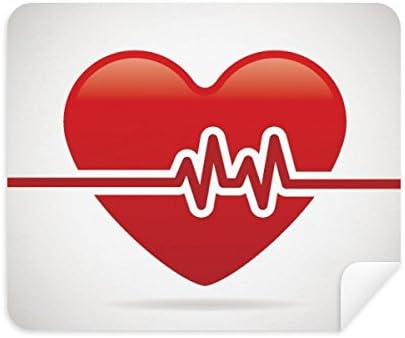 Дизайн на Шарката, Електрокардиограма на Сърцето Плат За Почистване на Екрана за Пречистване на 2 елемента Замшевой
